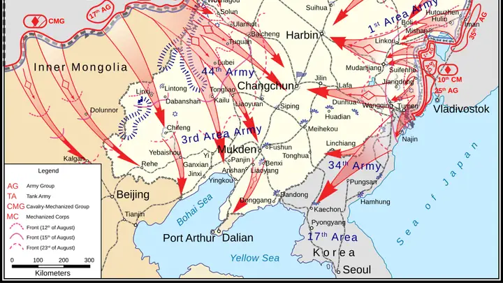 Invasión soviética de Manchuria